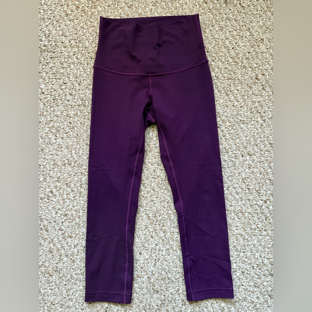 Lululemon High Rise Luon Leggings Purple Size 4